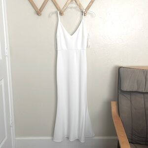 Lulu’s Infinite Glory White Maxi Dress